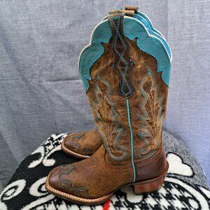 %Size 7.5 B Women Ariat Caballera Western Boots D16